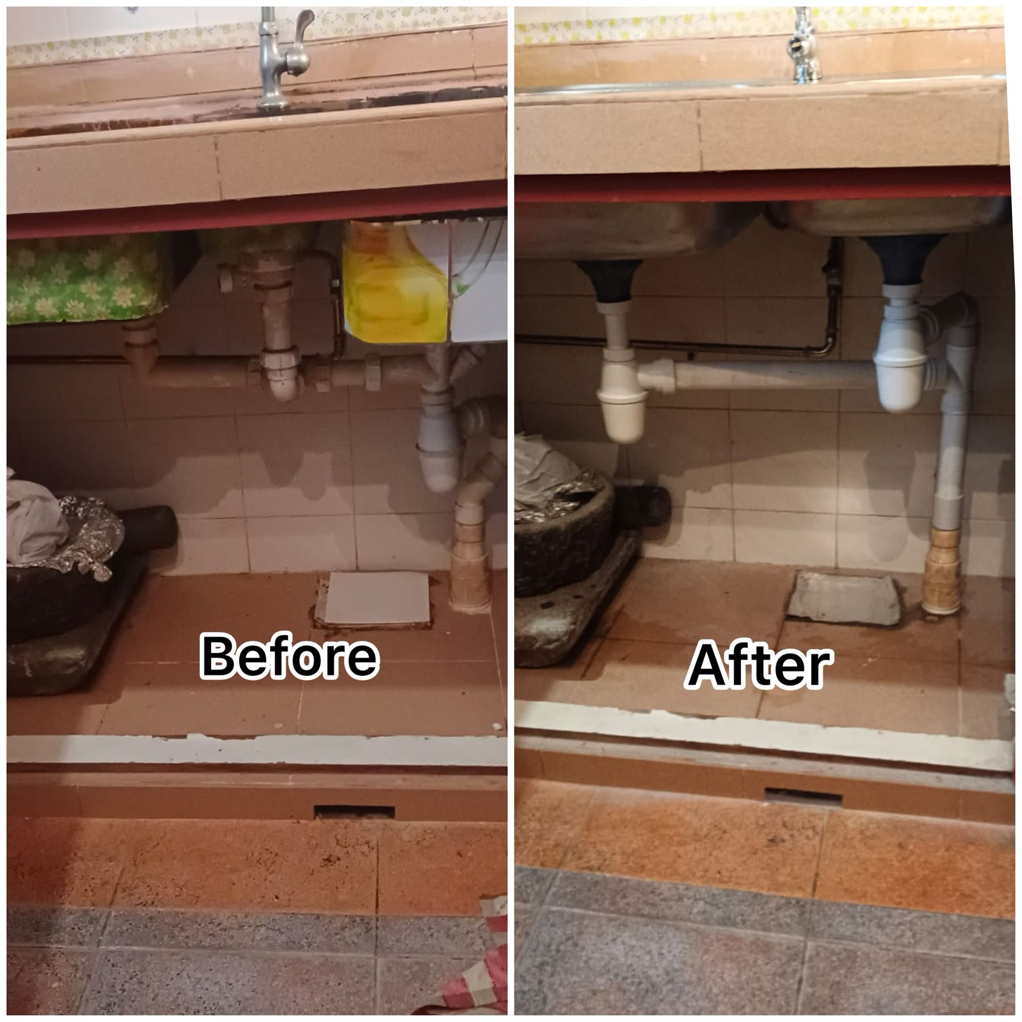 Replace Sink Pipe Service in Singapore | Tasfia Engineering & Construction Pte Ltd